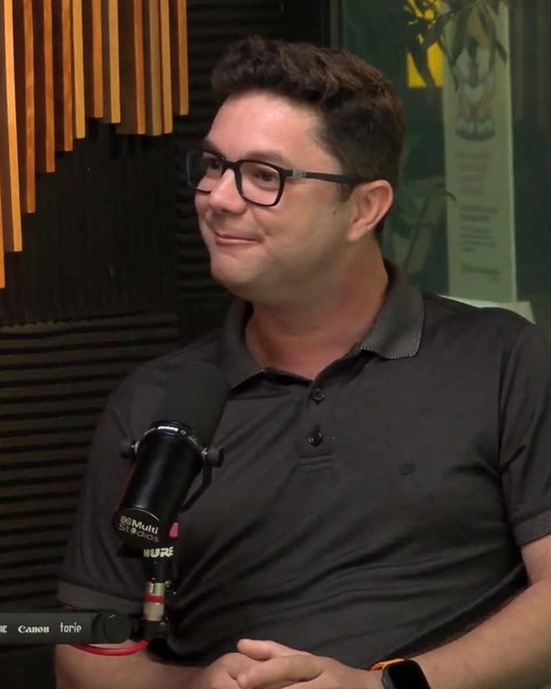Diego Moraes no podcast Mãos à Obra